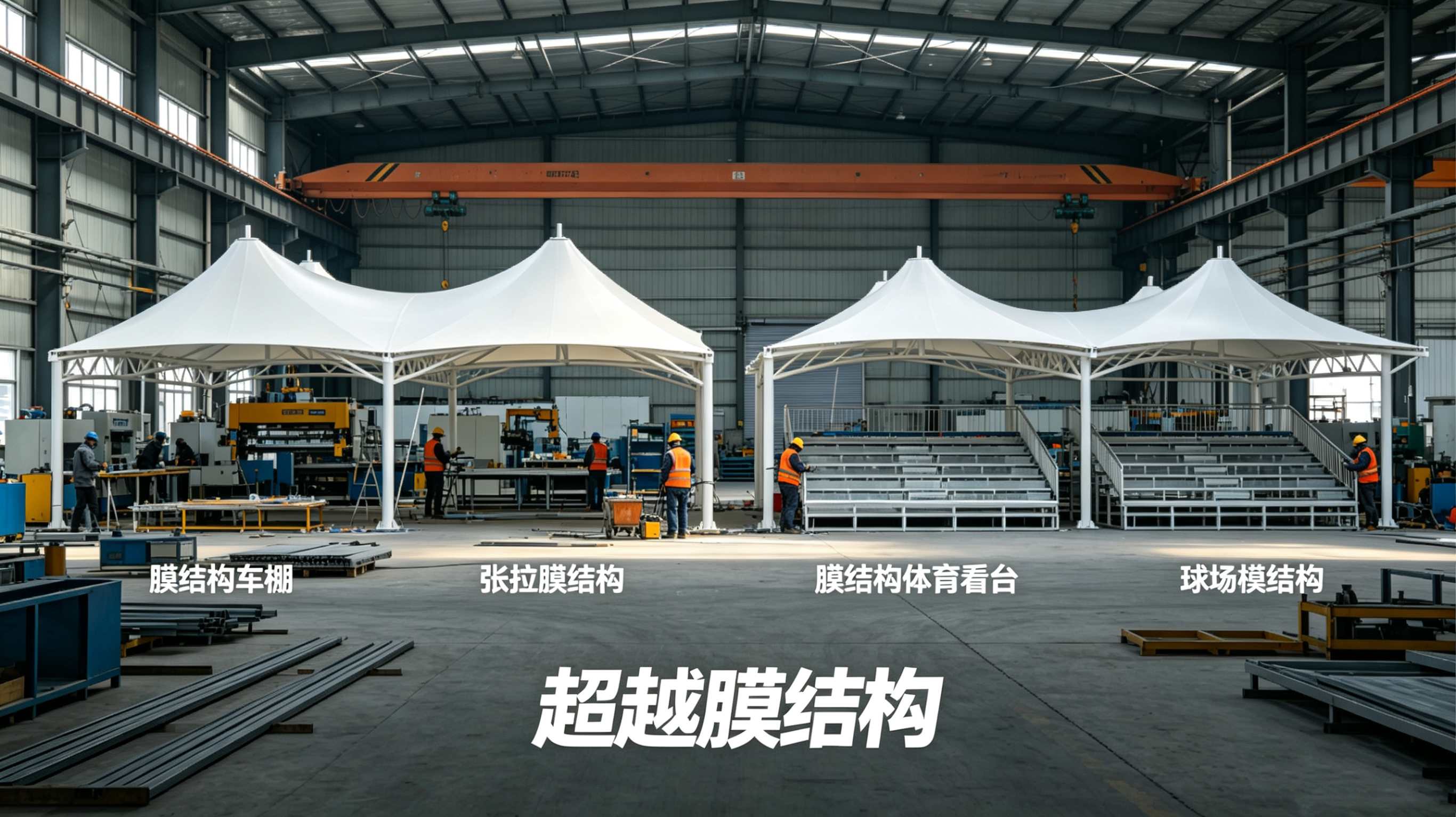 赤峰市膜结构工程膜结构车棚 - 厂家